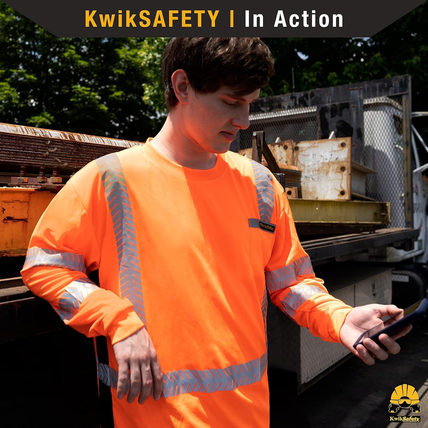- Charlotte, NC - Limited Edition Long Sleeve Safety Shirts [Deluxe Fishbone Tape] Class 3 ANSI OSHA Compliant