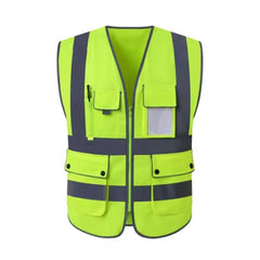 S-4XL Reflective Safety Vest High Visibility Night Riding Running Vest Outdoor Sports Accessories Safety Vest Sports Waistcoat