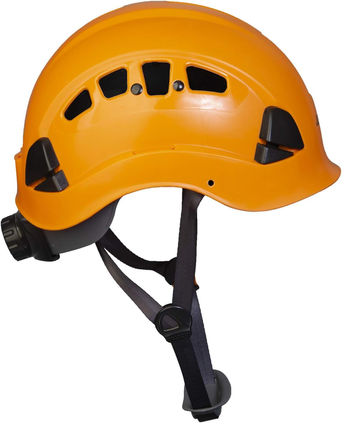 - ABS Work-At-Height and Rescue Hard Hat Slotted Ventilated Helmet W/Adjustable Ratchet 6-Point Suspension ANSI Z89.1-14