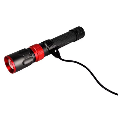Rechargeable 350 Lumens LED 3-In-1 Task Light with Goose Neck, Flash and Task Light Head