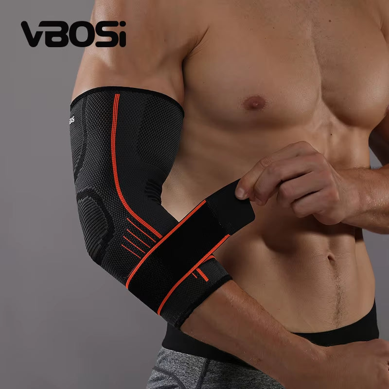 1 Piece Breathable Elastic Elbow Support Arm Sleeve for Basketball Badminton