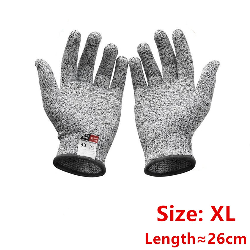 Anti-Cut Gloves Safety Cut Proof Stab Resistant Stainless Steel Wire Metal Mesh Butcher Cut-Resistant Gloves