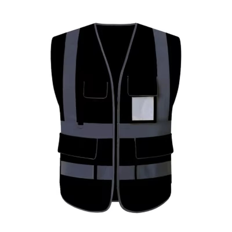 S-4XL Reflective Safety Vest High Visibility Night Riding Running Vest Outdoor Sports Accessories Safety Vest Sports Waistcoat