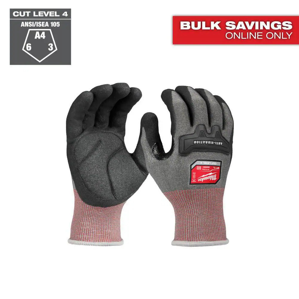 Small Anti-Vibration Cut Level 4 High Dexterity Nitrile Dipped Glove