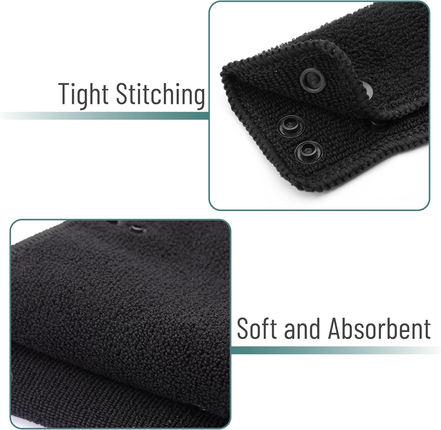 Hard Hat Sweatband 4 Pcs, Black, Hard Hat Liner, Hard Hat Accessories, Sweatband