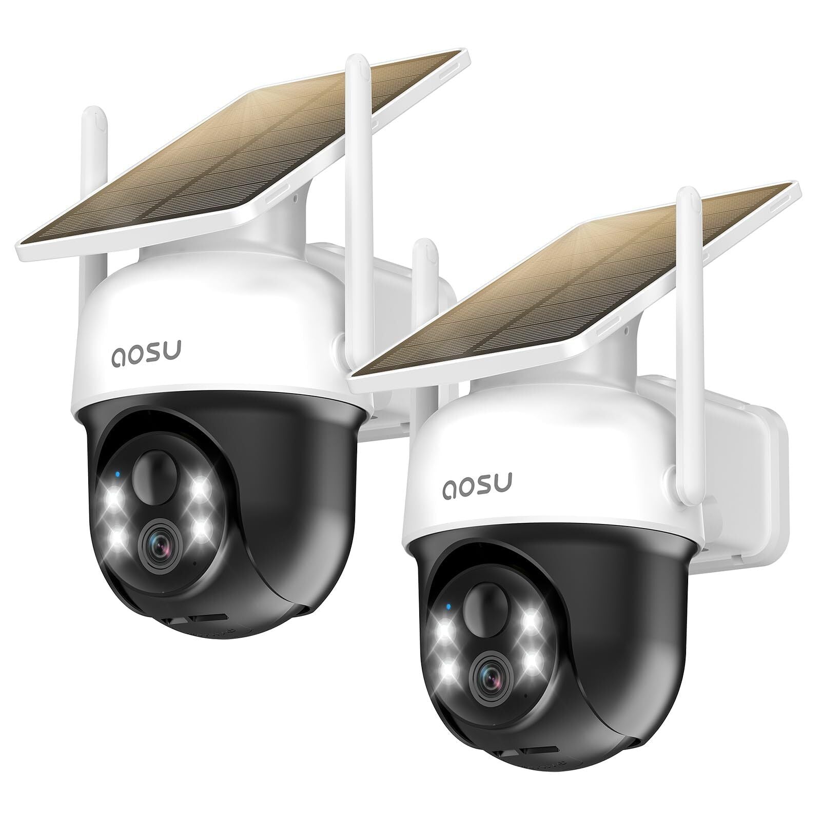 Solar Camera Outdoor Wireless - 100% Wire-Free Outdoor Security Camera Wirele...
