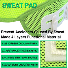 3PCS Hard Hat Liner Sweatband Work Safety Helmet Accessories, Washable Cool Mesh