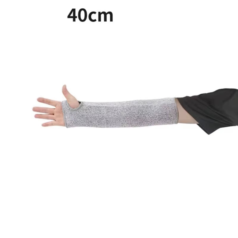 1Pc Level 5 HPPE Cut Resistant Anti-Puncture Work Protection Arm Sleeve Cover Cut-Resistant Arm Sleeve Ed-Shipping