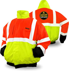 Reflective Jackets | Men'S Insulated Hi Vis Work Bombers | Yellow, Orange, Multicolor