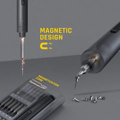 Cordless Precision Screwdriver Set with 24 Magnetic Precision Bits