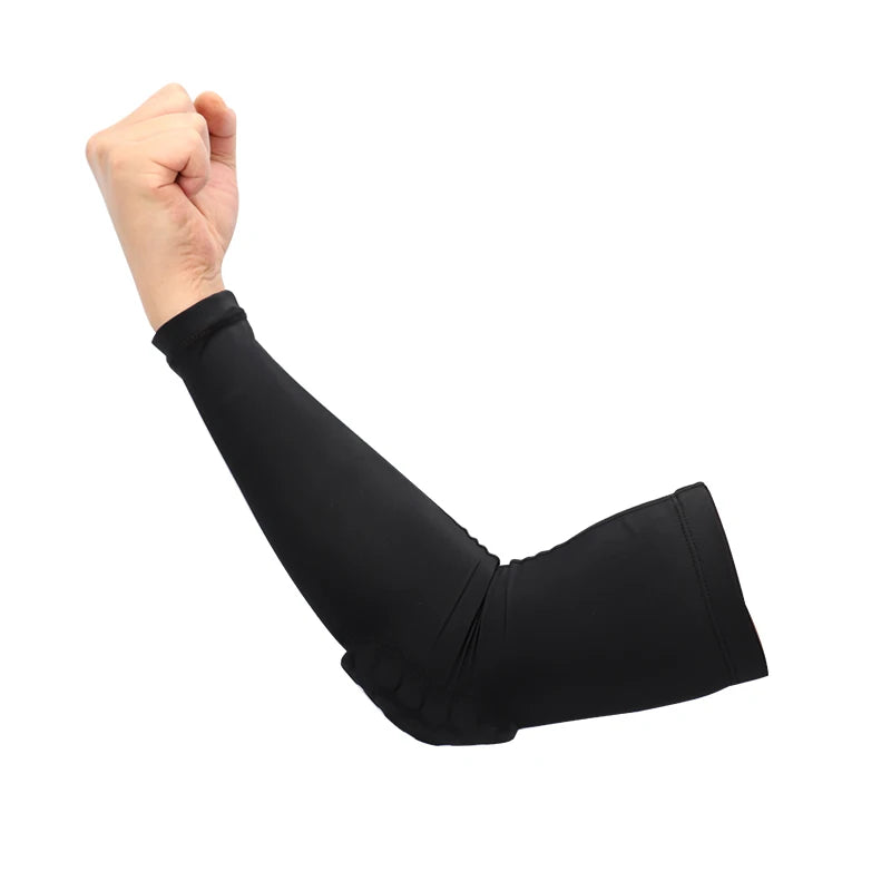 1Pc Arm Sleeve Armband Elbow Support Basketball Arm Sleeve Breathable Football Safety Sport Elbow Pad Brace Protector