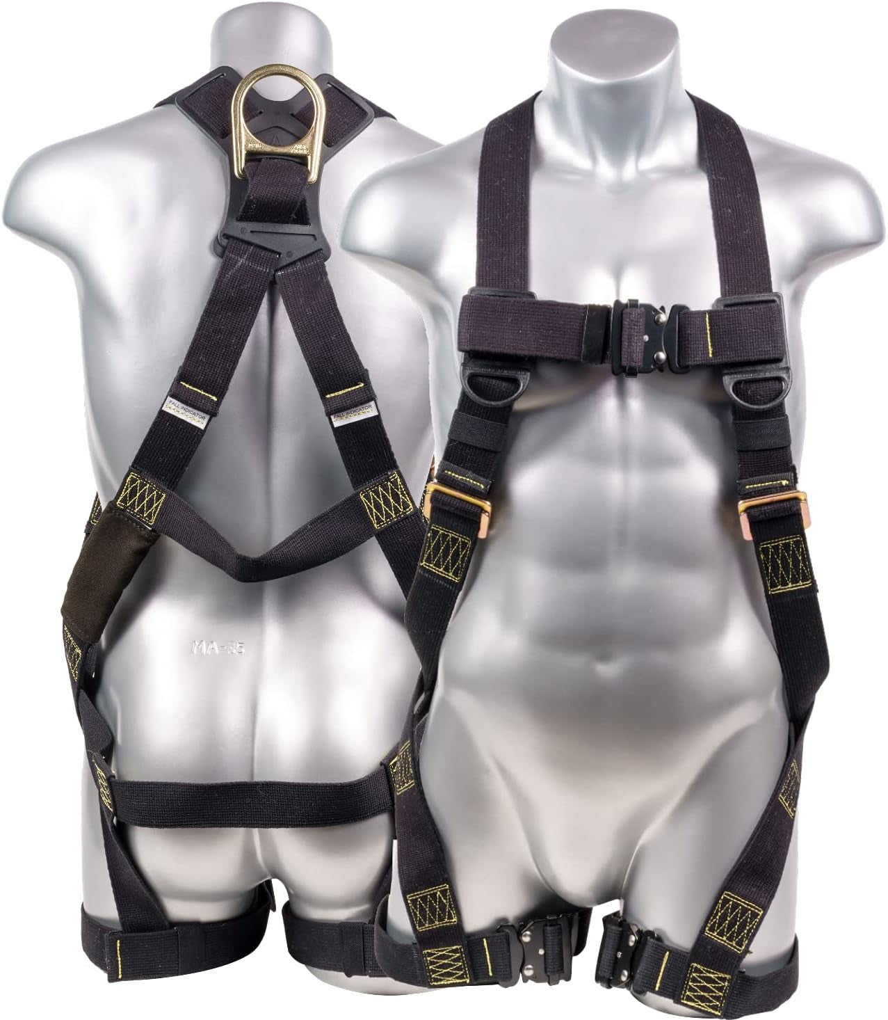 FR Safety Harness QCB Chest & Legs Dorsal 3D-Ring Para-Aramid/Aramid Webbing Harness