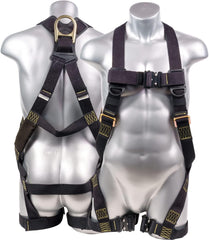 FR Safety Harness QCB Chest & Legs Dorsal 3D-Ring Para-Aramid/Aramid Webbing Harness