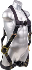 FR Safety Harness QCB Chest & Legs Dorsal 3D-Ring Para-Aramid/Aramid Webbing Harness