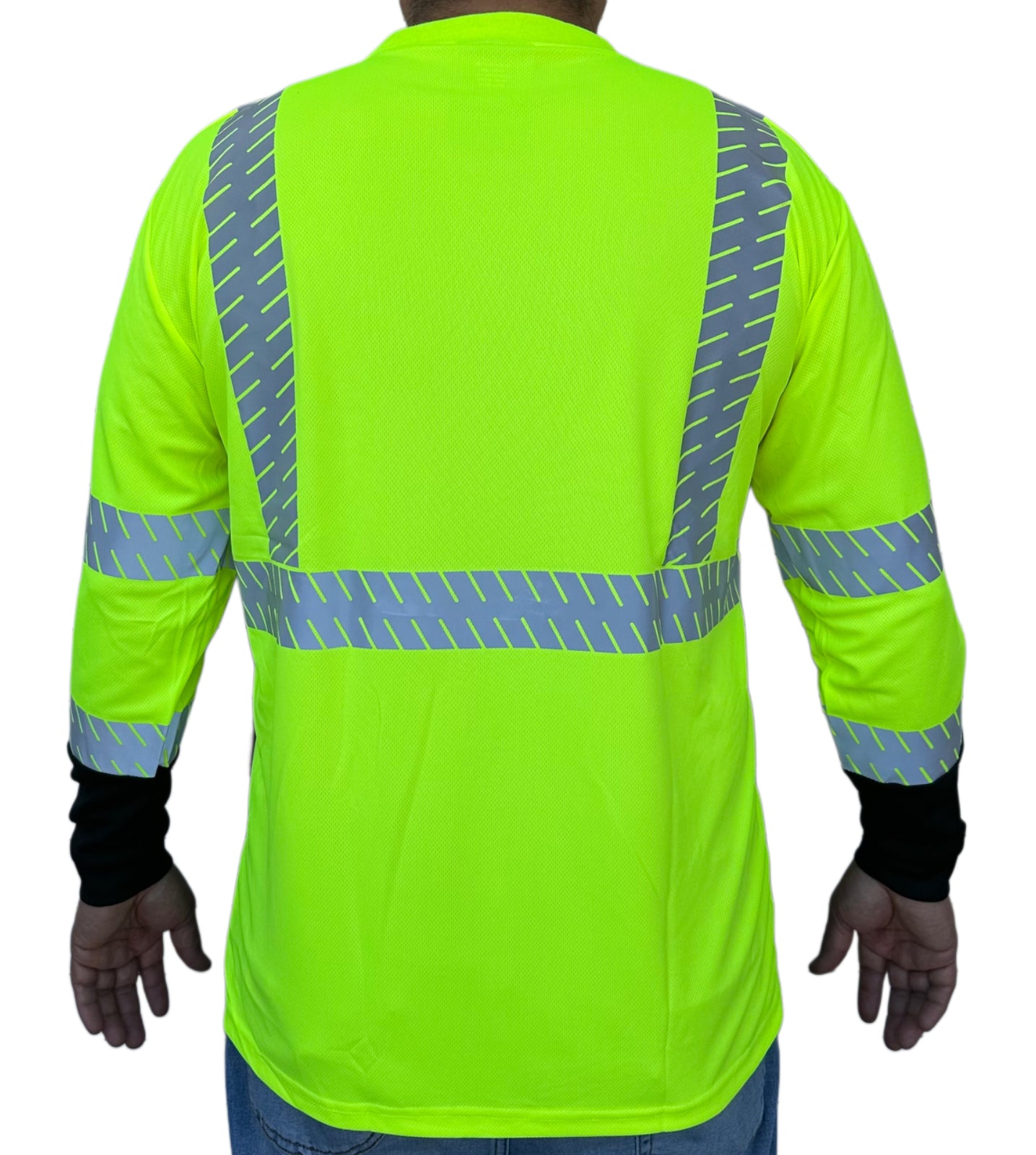 Crew Yellow Safety Shirt Reflective High Visibility ANSI Class 3/Level 2 Type R