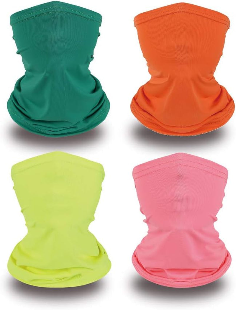 Kids Neck Gaiters Face Cover Balaclava Bandanas Face Covering for Children Summer Neck Gaiter