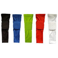 1Pc Arm Sleeve Armband Elbow Support Basketball Arm Sleeve Breathable Football Safety Sport Elbow Pad Brace Protector