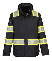F144 Mens Durable Iona plus Extreme Protection Winter Work Jacket Black, Medium