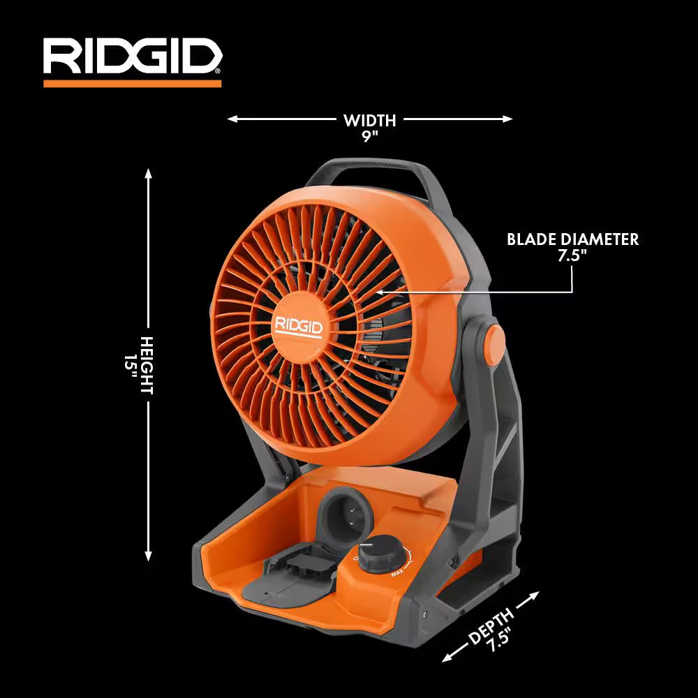 18V Cordless Hybrid Jobsite Fan 2-Pack (Tools Only)
